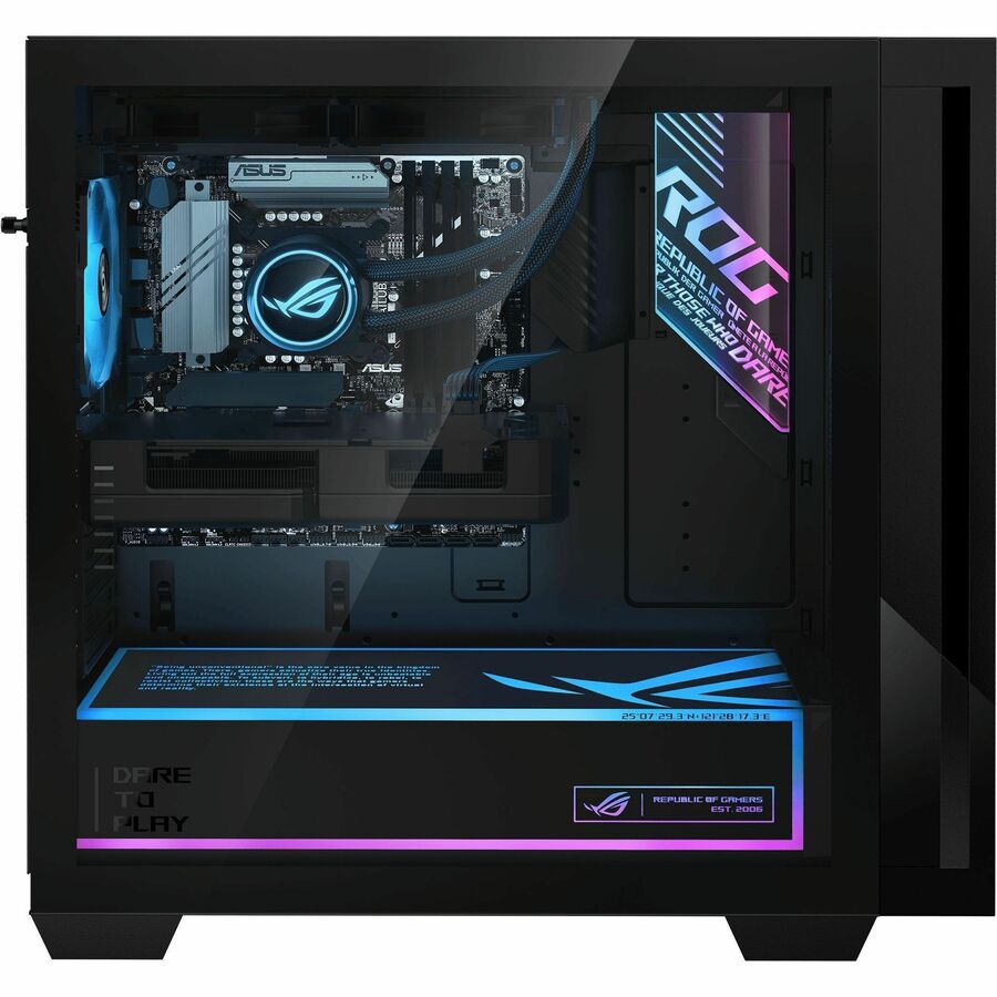 Right Image for Asus ROG GM700 GM700TZ-PB564 Gaming Desktop Computer - AMD Ryzen 5 8400F - 16 GB - 1 TB PCI Express NVMe 4.0 SSD - Black