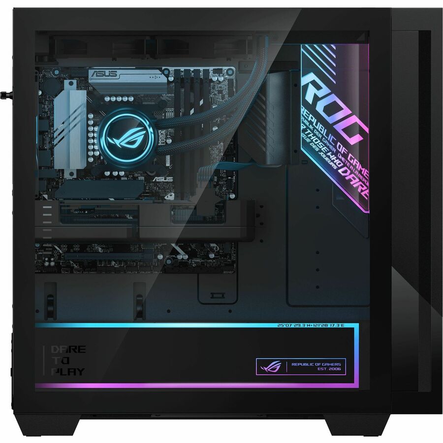 Alternate-Image5 Image for Asus ROG GM700 GM700TZ-PB564 Gaming Desktop Computer - AMD Ryzen 5 8400F - 16 GB - 1 TB PCI Express NVMe 4.0 SSD - Black