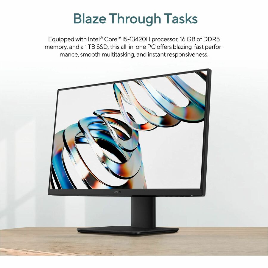 Alternate-Image8 Image for Asus V400 V470VA-DS504T All-in-One Computer - Intel Core i5 13th Gen i5-13420H - 16 GB - 1 TB PCI Express NVMe 4.0 SSD - 27" Full HD Touchscreen - Desktop - Black