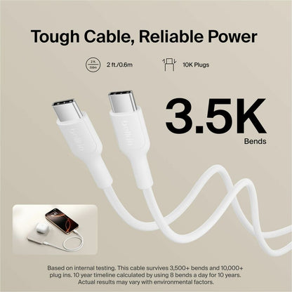 Alternate-Image10 Image for Belkin BoostCharge Slim Magnetic Power Bank 5K, Sand