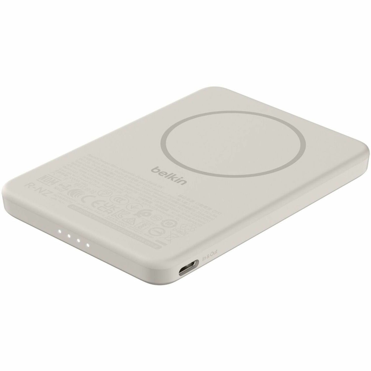 Main Image for Belkin BoostCharge Slim Magnetic Power Bank 5K, Sand