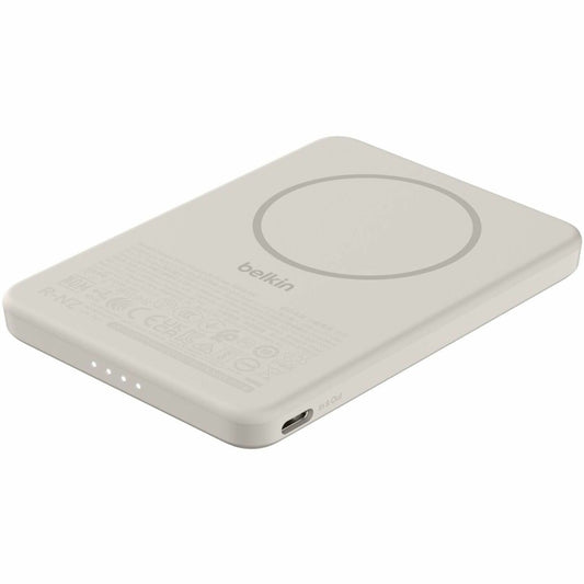 Main Image for Belkin BoostCharge Slim Magnetic Power Bank 5K, Sand