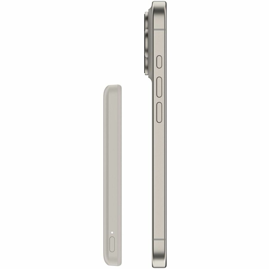 Alternate-Image4 Image for Belkin BoostCharge Slim Magnetic Power Bank 5K, Sand