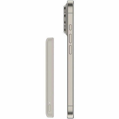 Alternate-Image4 Image for Belkin BoostCharge Slim Magnetic Power Bank 5K, Sand