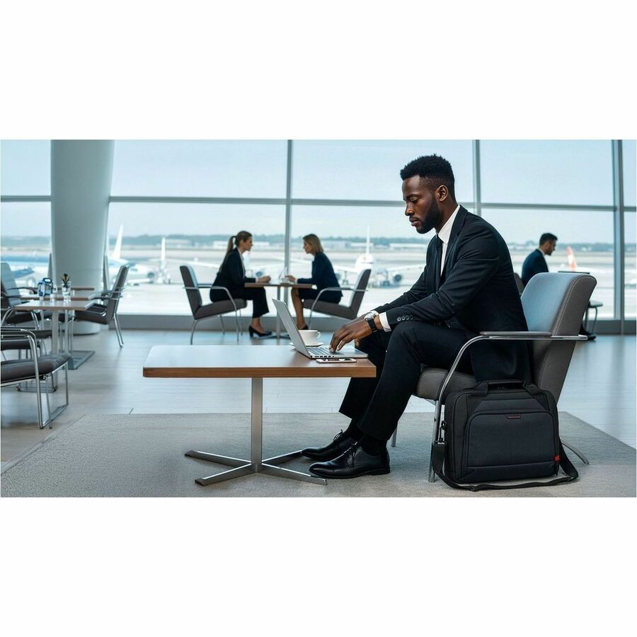 Life-Style Image for Targus Classic EcoSmart CN415GL Carrying Case (Briefcase) for 15" to 16" Notebook - Black - TAA Compliant