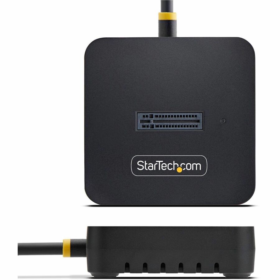 Alternate-Image1 Image for StarTech USB-C/USB-A to M.2 NVMe Dock Adapter, 10Gbps, Tool-Free External M.2 NVMe SSD Reader, B+M/M-Key