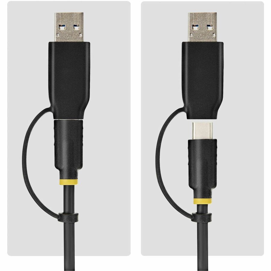 Alternate-Image2 Image for StarTech USB-C/USB-A to M.2 NVMe Dock Adapter, 10Gbps, Tool-Free External M.2 NVMe SSD Reader, B+M/M-Key