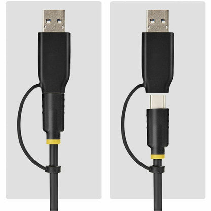 Alternate-Image2 Image for StarTech USB-C/USB-A to M.2 NVMe Dock Adapter, 10Gbps, Tool-Free External M.2 NVMe SSD Reader, B+M/M-Key