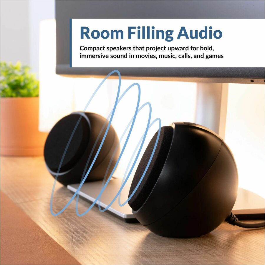 Alternate-Image1 Image for Cyber Acoustics CA-2110USB 2.0 Speaker System - 10 W RMS