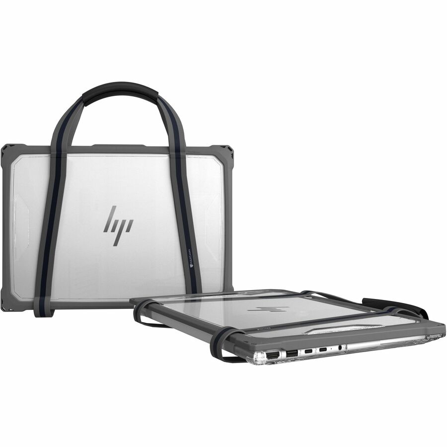 Alternate-Image1 Image for MAXCases Extreme Shell-FL Chromebook Case for HP 14" Probook 440, 445 G11 and HP EliteBook 6 G1a 14" (Grey/Slide-On Top, PC Bottom)