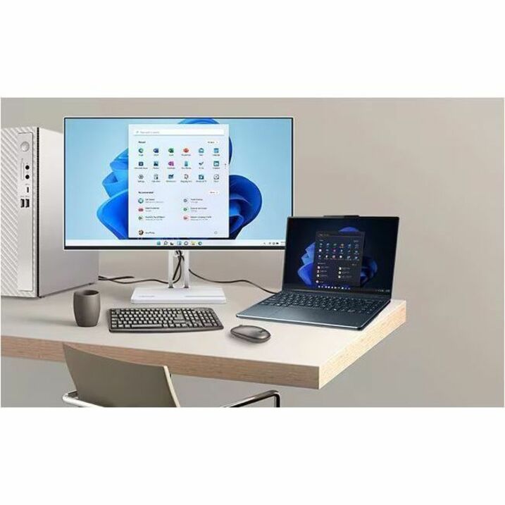 Alternate-Image10 Image for Lenovo L24-4C 24" Class Full HD LED Monitor - 16:9 - Cloud Gray