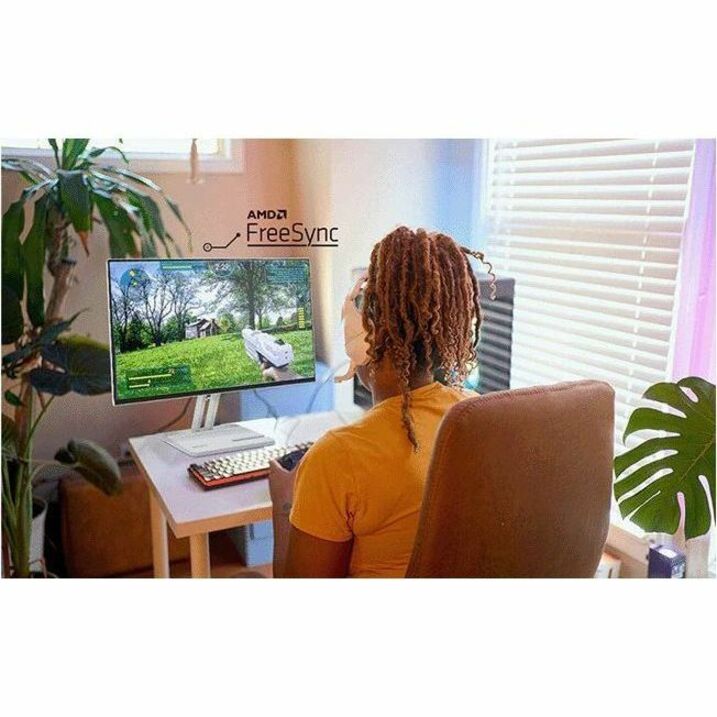 Alternate-Image9 Image for Lenovo L24-4C 24" Class Full HD LED Monitor - 16:9 - Cloud Gray