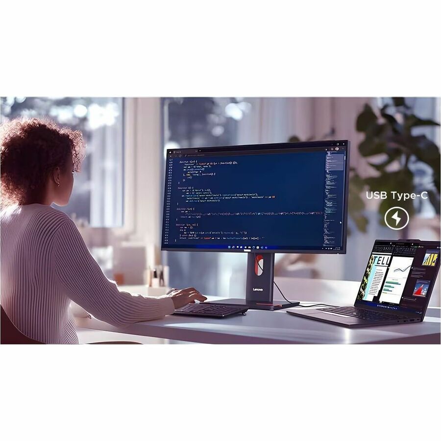 Alternate-Image8 Image for Lenovo ThinkVision P32UD-40 32" Class 4K UHD LED Monitor - 16:9 - Raven Black