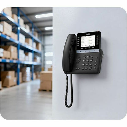 Alternate-Image1 Image for Yealink MP55 E2 Teams IP Phone - Corded - Corded/Cordless - Wi-Fi, Bluetooth - Stand Mountable, Desktop - Classic Gray