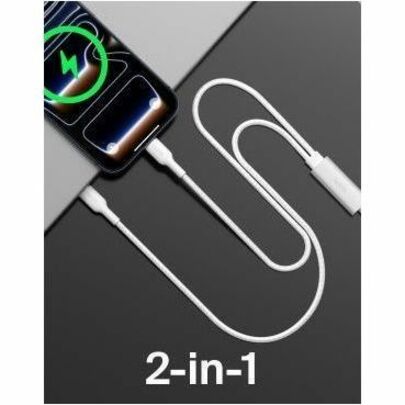 Alternate-Image9 Image for Belkin BoostCharge Pro Braided USB-C to Dual USB-C Cable 140W, White, 5ft/1.5m