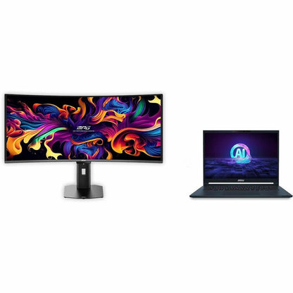 Alternate-Image2 Image for MSI MPG 341CQR QD-OLED X36 - MPG341CQRQDOLEDX36 - Gaming Monitor - 34" UWQHD 360Hz QD-OLED - AMD FreeSync - HDMI - DisplayPort
