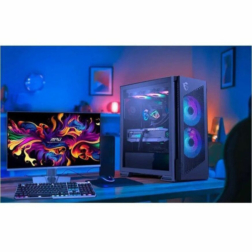 Life-Style Image for MSI MPG 341CQR QD-OLED X36 - MPG341CQRQDOLEDX36 - Gaming Monitor - 34" UWQHD 360Hz QD-OLED - AMD FreeSync - HDMI - DisplayPort