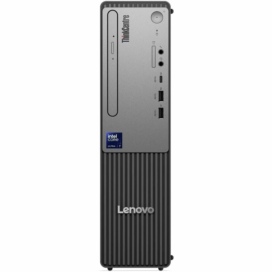 Front Image for Lenovo ThinkCentre neo 50s Gen 6 13DQ001RUS Desktop Computer - Intel Core Ultra 5 Series 2 2nd Gen 225 - 16 GB - 512 GB PCI Express NVMe 4.0 x4 SSD - Small Form Factor - Raven Black