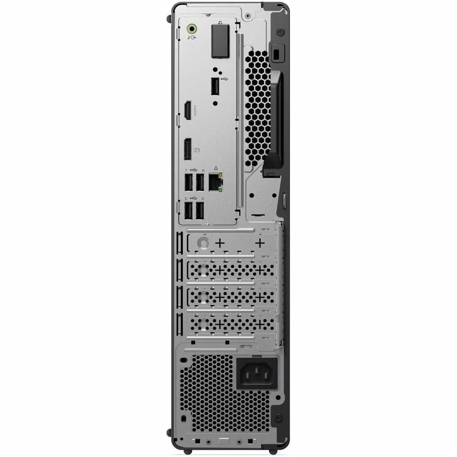 Rear Image for Lenovo ThinkCentre neo 50s Gen 6 13DQ001RUS Desktop Computer - Intel Core Ultra 5 Series 2 2nd Gen 225 - 16 GB - 512 GB PCI Express NVMe 4.0 x4 SSD - Small Form Factor - Raven Black