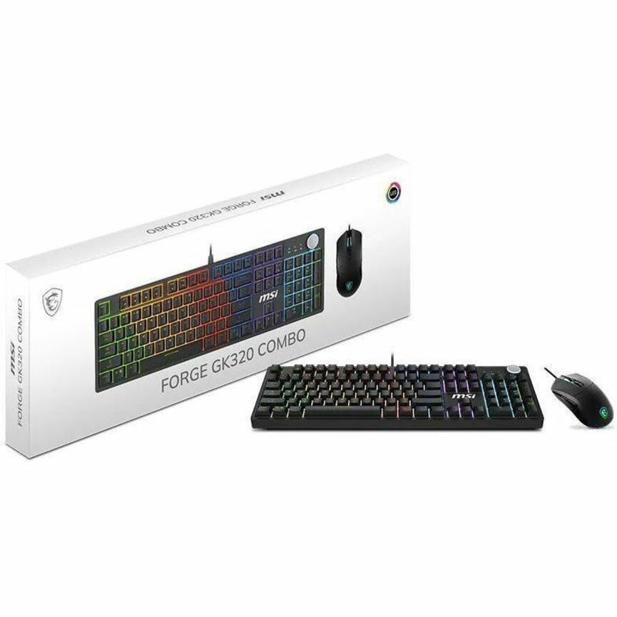 Alternate-Image4 Image for MSI GK320 COMBO RED US