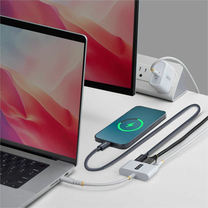 Alternate-Image3 Image for StarTech USB-C to HDMI Multiport Adapter with 140W PD Charging, 4K 60Hz HDMI, USB 5Gbps Hub, Mini Dock