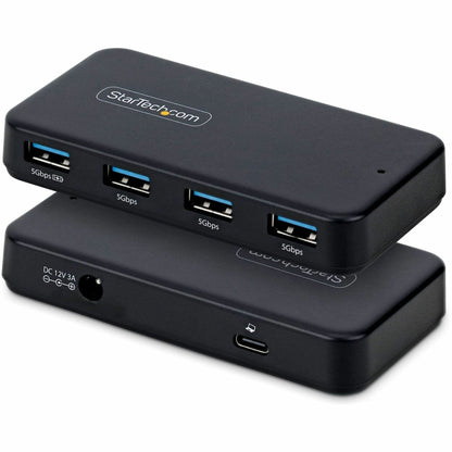 Main Image for StarTech 4-Port USB-A Hub, 5Gbps, Self-Powered, 2-in-1 USB-C and USB-A Host Cable, 1x BC 1.2 Charging Port, 24W Power Adapter Included
