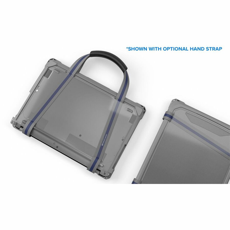 Alternate-Image3 Image for MAXCases Extreme Shell-F3 Slide Chromebook Case for Lenovo 500e G5 Chromebook (Gray/Clear)