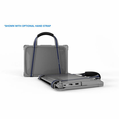 Alternate-Image5 Image for MAXCases Extreme Shell-F3 Slide Chromebook Case for Lenovo 500e G5 Chromebook (Gray/Clear)
