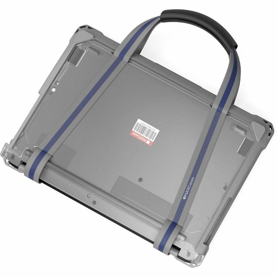 Bottom Image for MAXCases Extreme Shell-F3 Slide Chromebook Case for Lenovo 500e G5 Chromebook (Gray/Clear)