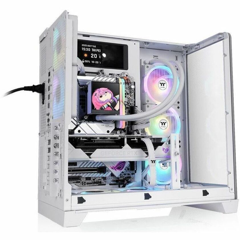 Alternate-Image6 Image for Thermaltake View 390 TG Snow Mid Tower Chassis