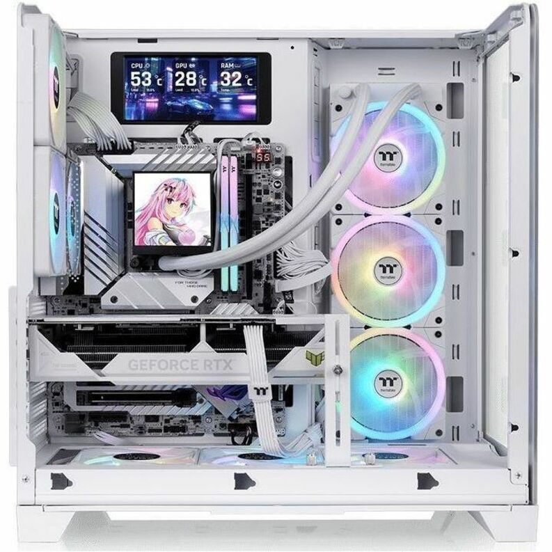 Alternate-Image5 Image for Thermaltake View 390 TG Snow Mid Tower Chassis