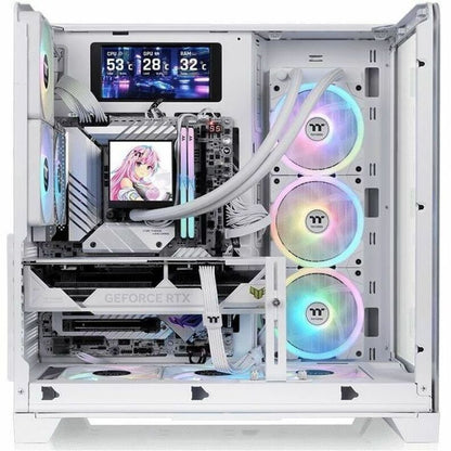 Alternate-Image5 Image for Thermaltake View 390 TG Snow Mid Tower Chassis