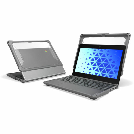 Main Image for MAXCases Extreme Shell-F3 Slide Chromebook Case for Lenovo 100e G5 Chromebook 11.6" (Gray/Clear)