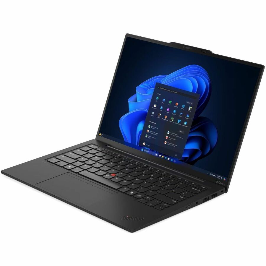 Alternate-Image2 Image for Lenovo ThinkPad X1 Carbon Gen 13 Aura Edition 21NS0163US 14" Copilot+ PC Ultrabook - 2.8K - 120 Hz - Intel Core Ultra 7 268V - Intel Evo Platform - 32 GB - 512 GB SSD - English Keyboard - Black Paint