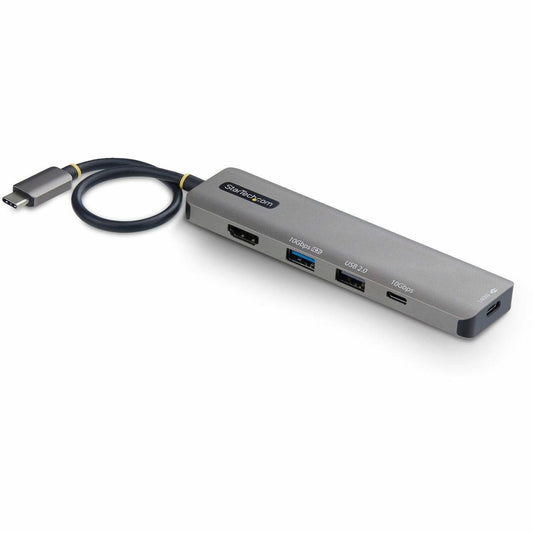 Main Image for StarTech USB-C to HDMI Multiport Adapter with 140W PD Charging, 4K 60Hz HDMI, 2-Port USB 10Gbps Hub, 1x USB 2.0 Port, Type-C Mini Dock