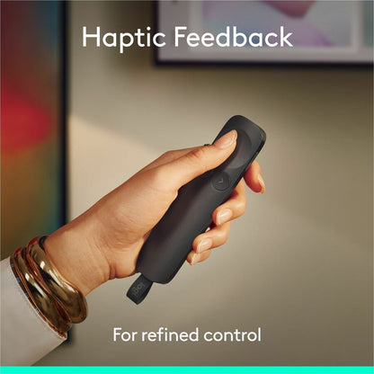 Alternate-Image2 Image for Logitech Spotlight 2 Presentation Remote, Wireless Presentation Clicker with Haptics, Digital Highlighting, Customizable Actions, Laser Pointer, Quick Charge, Bluetooth&reg;, and USB-C, Graphite