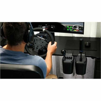 Life-Style Image for Logitech G RS H-SHIFTER - Sim Racing Gear Shifter compatible with PRO, RS50 Racing Wheel Base for consoles PS5, PS4, Xbox-Series X|S, Xbox-One, and PC