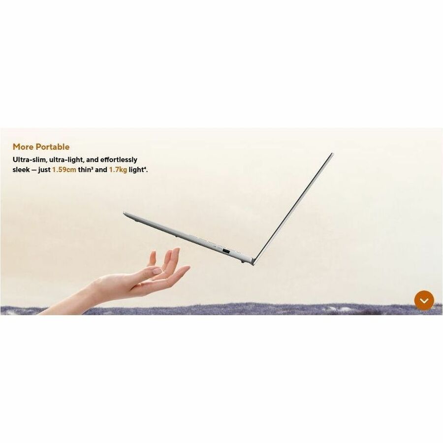 Alternate-Image10 Image for Asus Vivobook S16 M3607 M3607GA-DS79 16" Copilot+ PC Notebook - WUXGA - AMD Ryzen AI 7 445 - 32 GB - 1 TB SSD