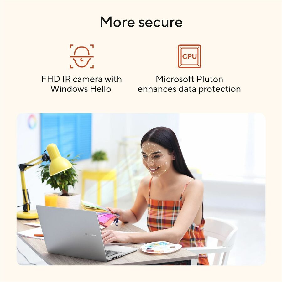 Alternate-Image10 Image for Asus Vivobook 16 M1607 M1607GA-DS76 16" Copilot+ PC Notebook - WUXGA - 60 Hz - AMD Ryzen AI 7 445 - 16 GB - 1 TB SSD