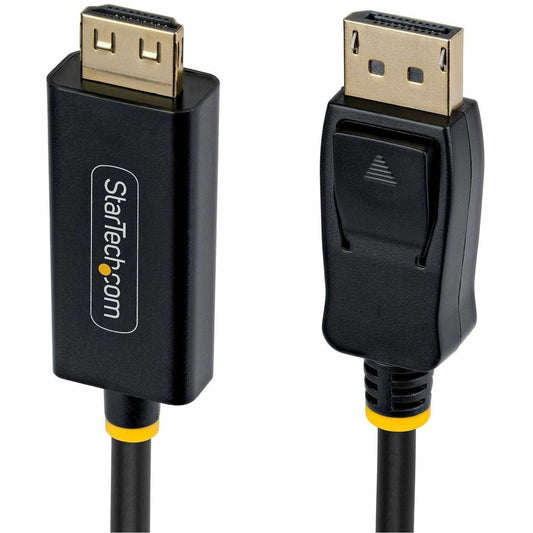 Main Image for StarTech 3ft DisplayPort to HDMI Adapter Cable with Gripping Connector, 4K 60Hz, HDR, Uni-directional DP to HDMI Video Converter