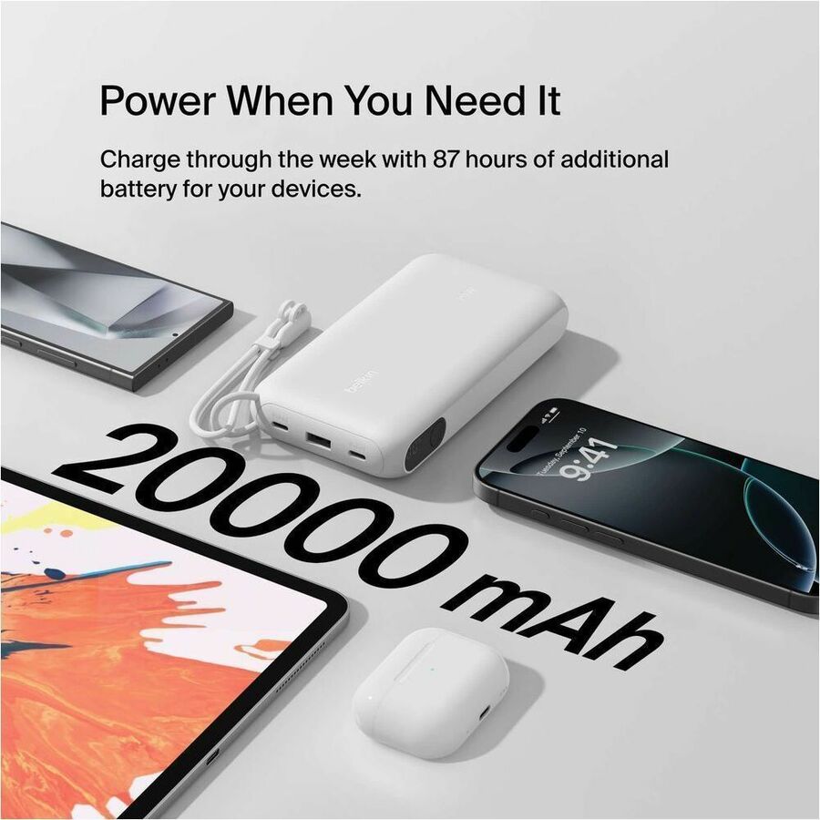 Alternate-Image10 Image for Belkin BoostCharge Power Bank 20K with Display