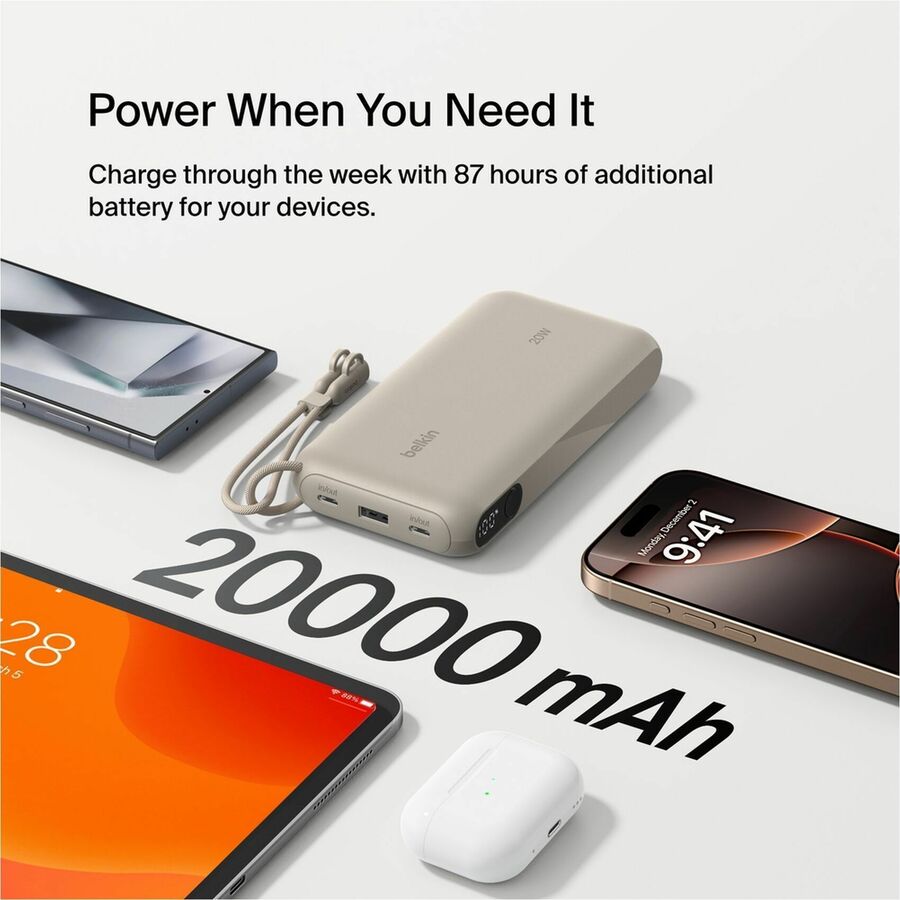 Alternate-Image10 Image for Belkin BoostCharge Power Bank 20K with Display