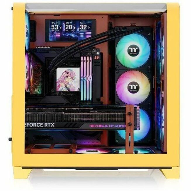Alternate-Image4 Image for Thermaltake View 390 Air Butter Caramel Mid Tower Chassis