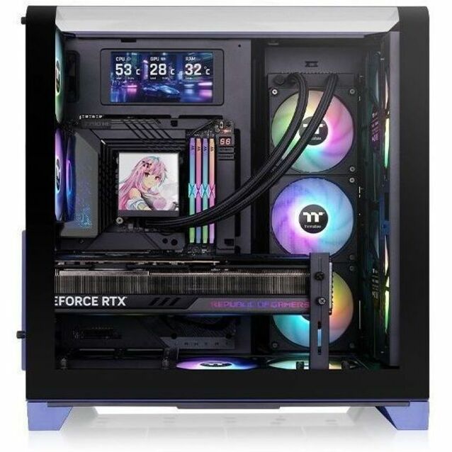 Alternate-Image1 Image for Thermaltake View 390 Air Future Dusk Mid Tower Chassis