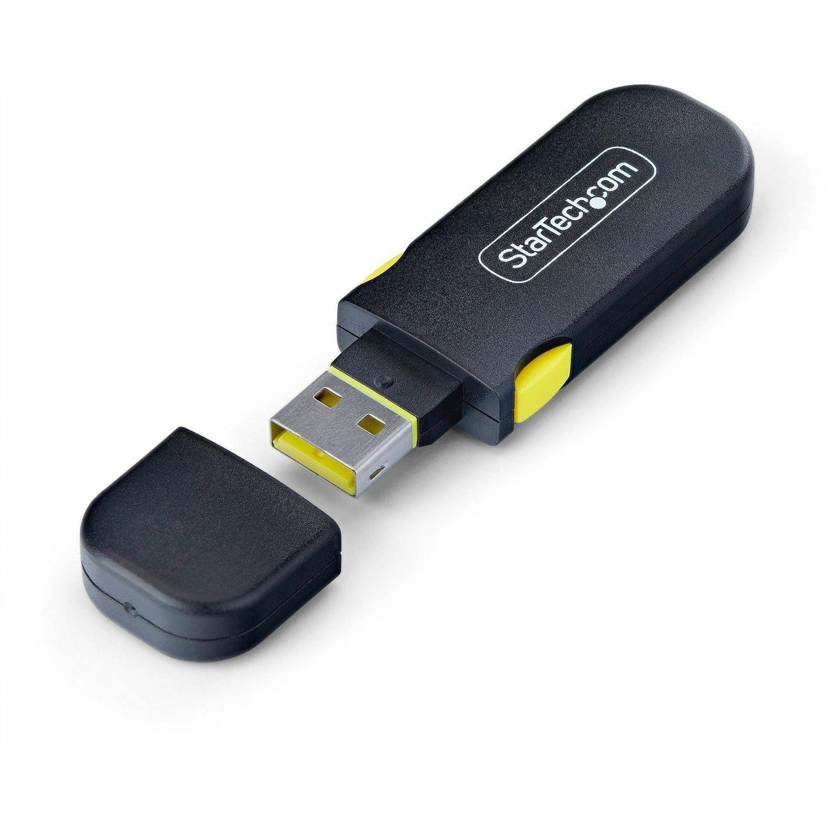 Main Image for StarTech USB-A Port Blocker Key with 4x Locking USB-A Dust Cover Plugs, Snap-In Reusable Port Protectors for Laptops & Computers