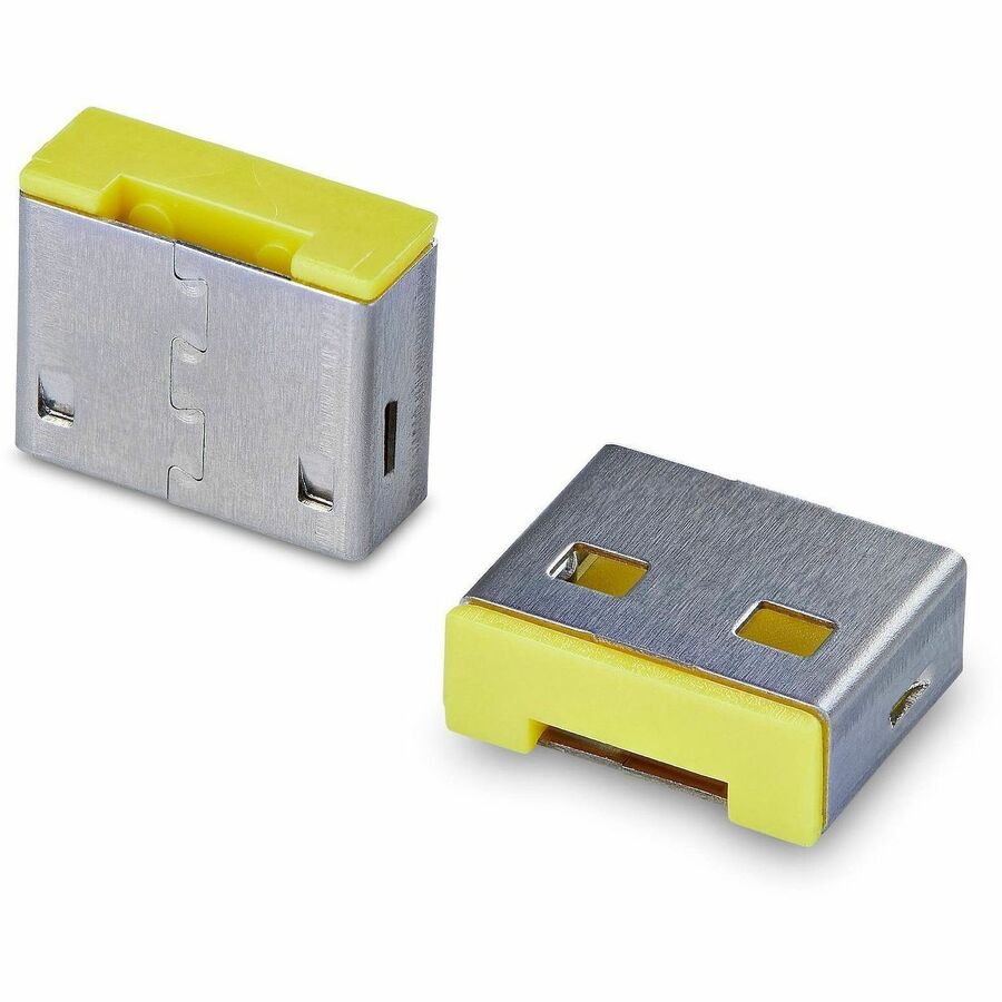 Alternate-Image1 Image for StarTech USB-A Port Blocker Replacement Plugs, 25-Pack Spare Locking Inserts for USB-A-PORT-BLOCKER, Reusable USB-A Dust Covers