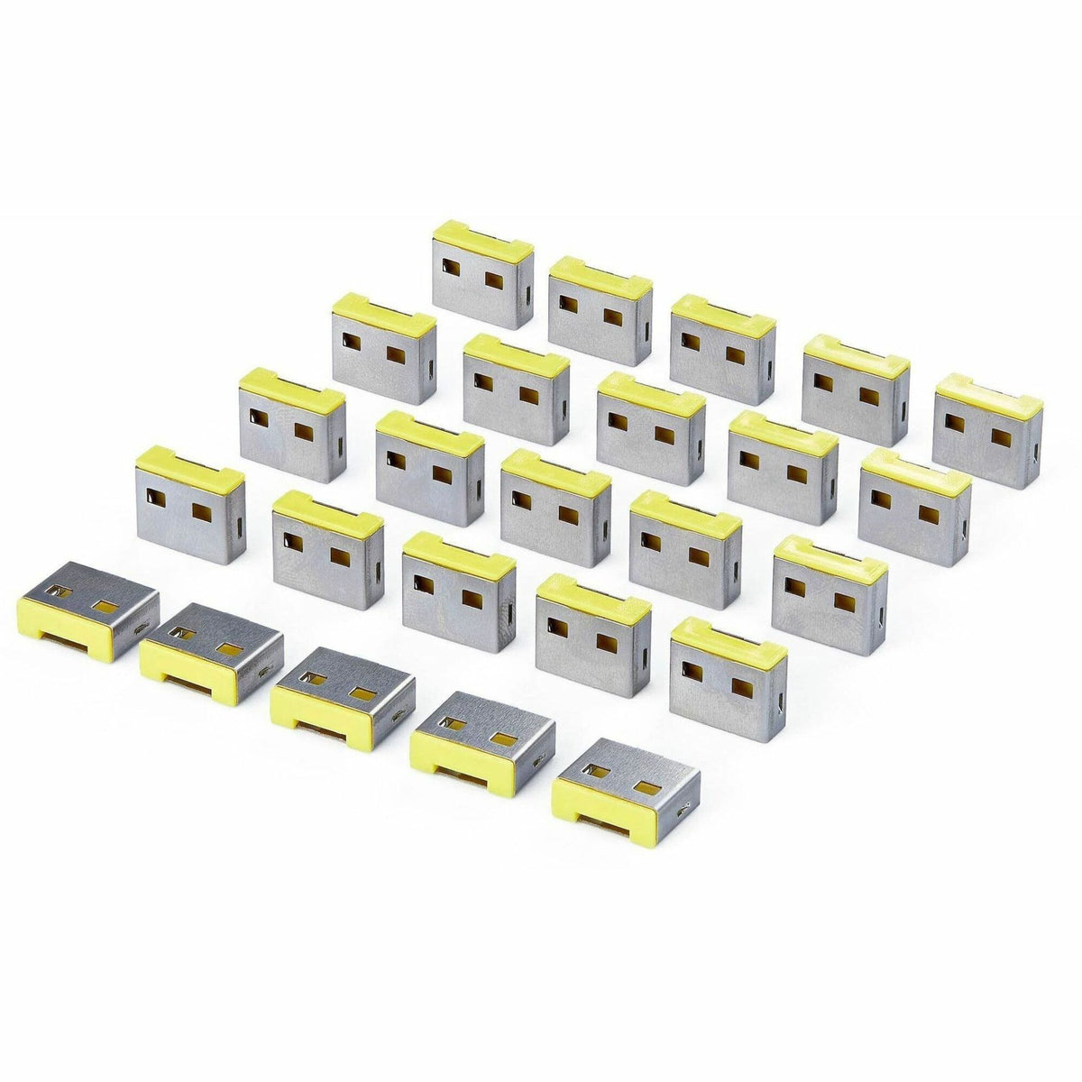 Main Image for StarTech USB-A Port Blocker Replacement Plugs, 25-Pack Spare Locking Inserts for USB-A-PORT-BLOCKER, Reusable USB-A Dust Covers