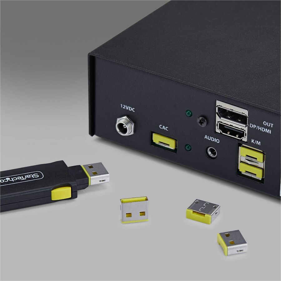 Alternate-Image4 Image for StarTech USB-A Port Blocker Replacement Plugs, 25-Pack Spare Locking Inserts for USB-A-PORT-BLOCKER, Reusable USB-A Dust Covers