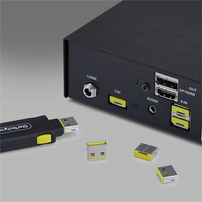 Alternate-Image4 Image for StarTech USB-A Port Blocker Replacement Plugs, 25-Pack Spare Locking Inserts for USB-A-PORT-BLOCKER, Reusable USB-A Dust Covers