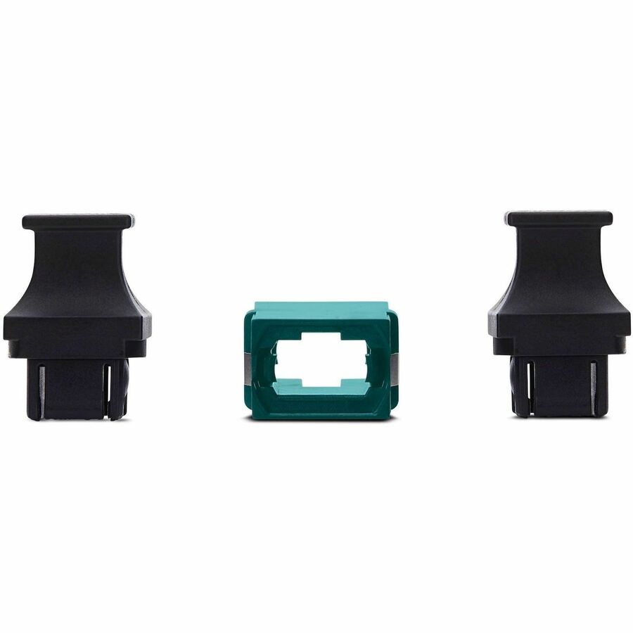 Alternate-Image3 Image for StarTech MPO/MTP Coupler, Multimode OM3/OM4 MPO Fiber Coupler, Key Up-Key Down, Fiber Optic MPO/MTP Coupler for Patch Panels - Aqua
